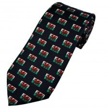 Welsh Dragon, Wales Flag Men's Novelty Tie