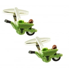 Wheelbarrow Novelty Cufflinks