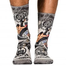 Wigglesteps Car Mechanic Themed Organic Cotton Blend Socks