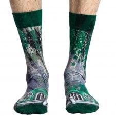 Wigglesteps Retro Car Organic Cotton Blend Socks