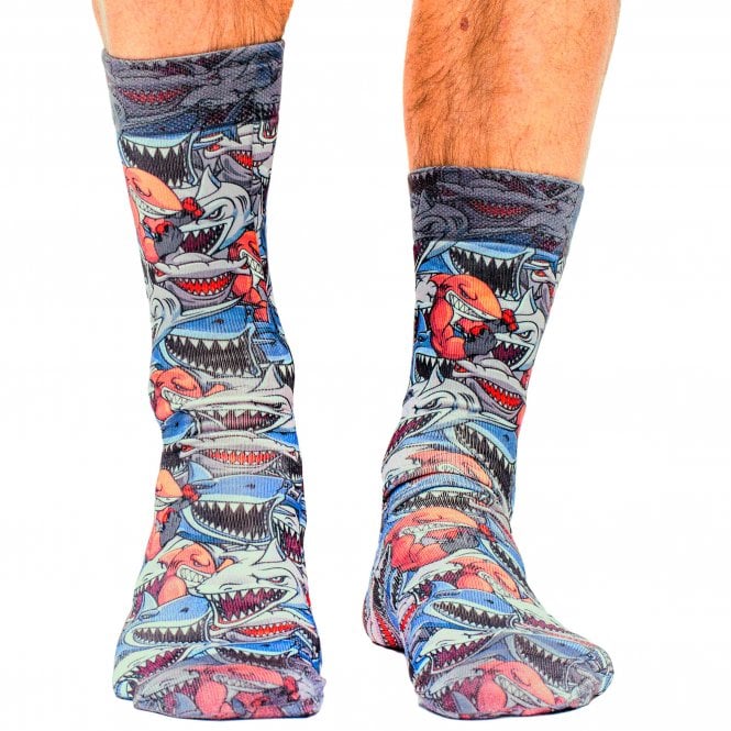 Wigglesteps Shark Themed Organic Cotton Blend Socks