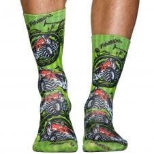 Wigglesteps Tractors Farmer Themed Organic Cotton Blend Socks