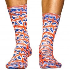 Wigglesteps Union Jack Flag Organic Cotton Blend Socks