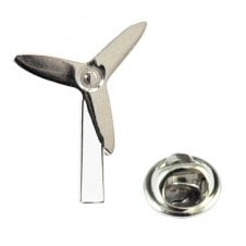 Wind Turbine ECO Metal Enamel Lapel Pin Badge