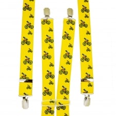 Yellow Cyclist Men's Trouser Braces