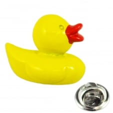 Yellow Duck Lapel Pin Badge