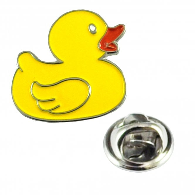 Yellow Duck Lapel Pin Badge