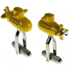Yellow Submarine Novelty Cufflinks